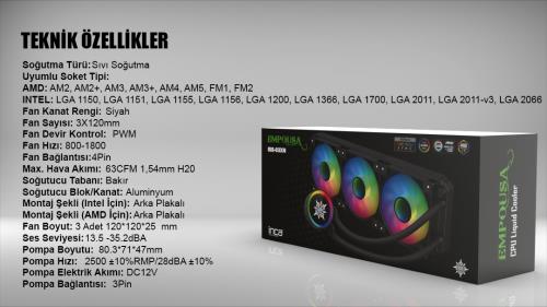 İşlemci Soğutucuları / INCA İşlemci Soğutucuları